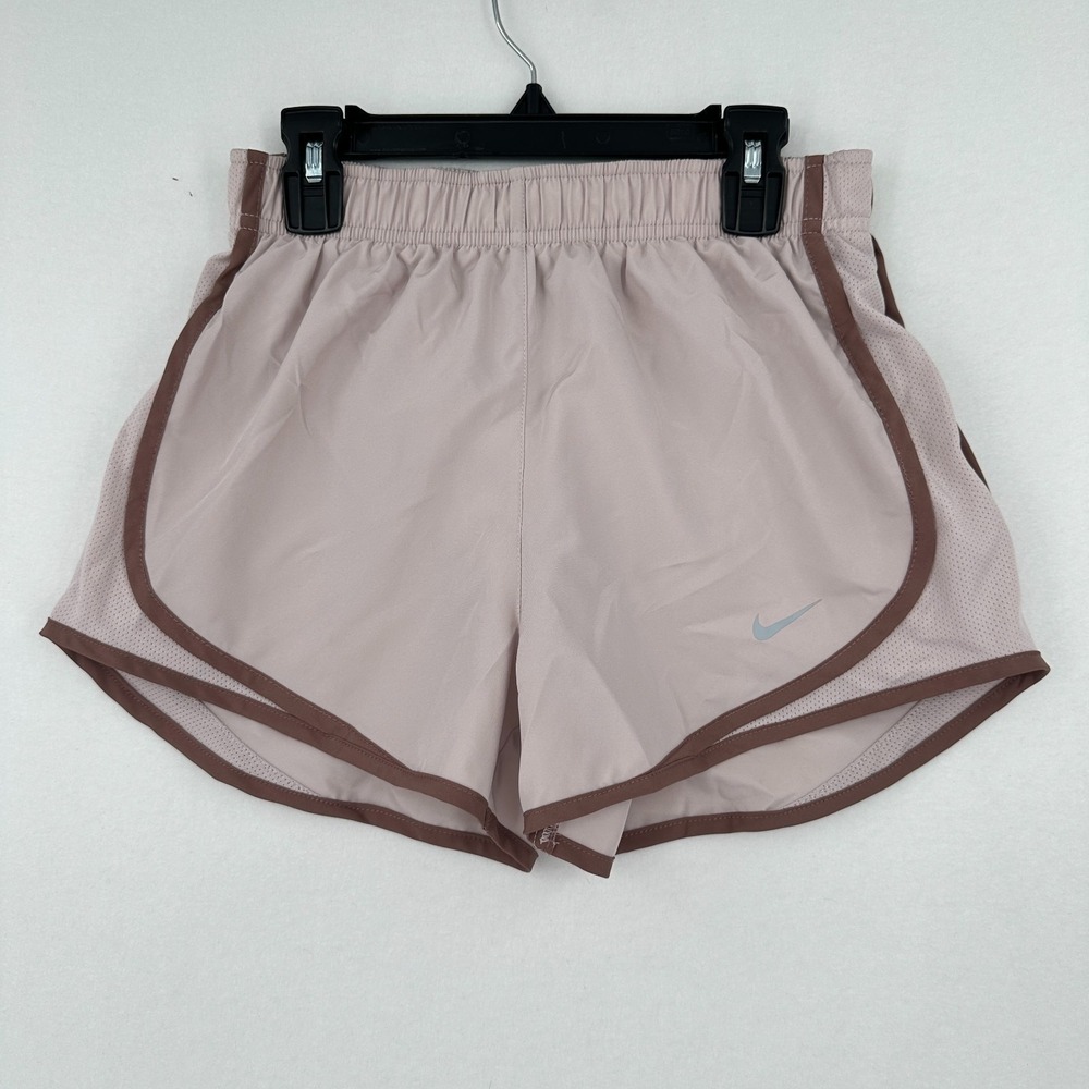 Nike Dri-Fit‎ Tempo Running Shorts Pink Womens XS Lightweight Lined Marathon
